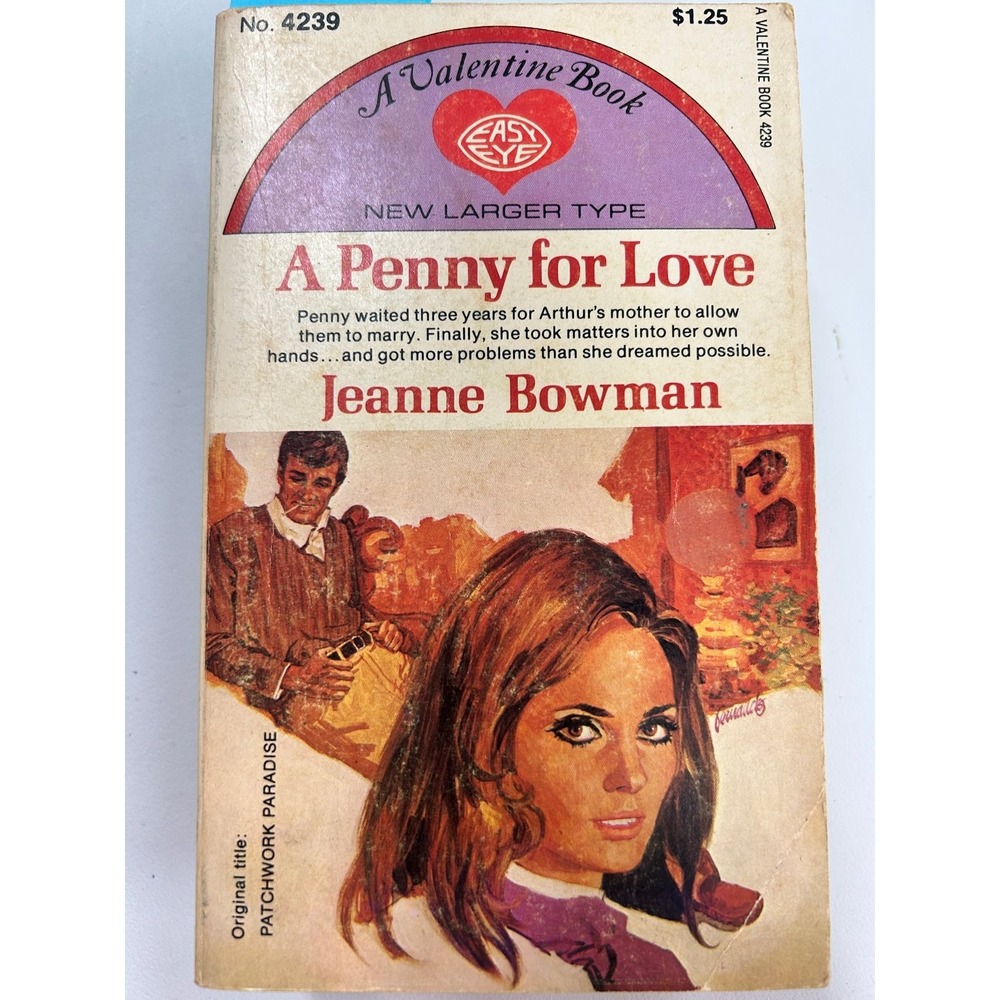 A Penny for Love Jeanne Bowman 1960 Vintage Romance Prestige Books